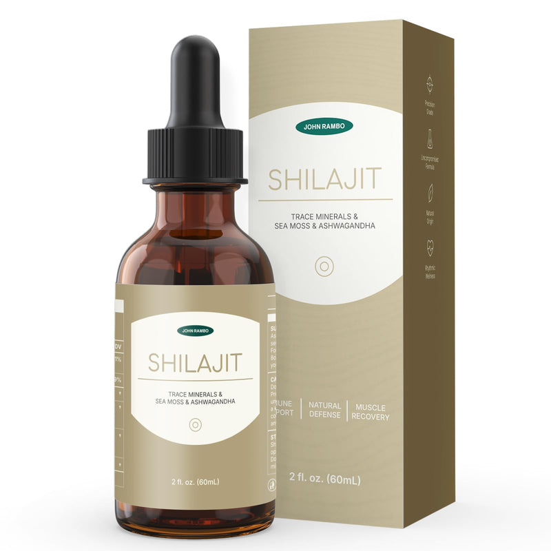 Shilajit Liquid Drops with Sea Moss, Ashwagandha, Zinc, and Magnesium – Liquid Multimineral Supplement for Women and Men – Terra Mineral