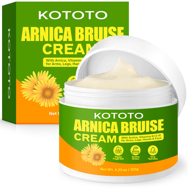 Kototo Arnica Gel for Bruising (4.2 Oz), Fast Relief for Bruises, Swelling & Discomfort, Natural Arnica Bruise Cream with Vitamin K & Herbal Extracts, Soothing Gel for Muscle & Joint - BeesActive Australia