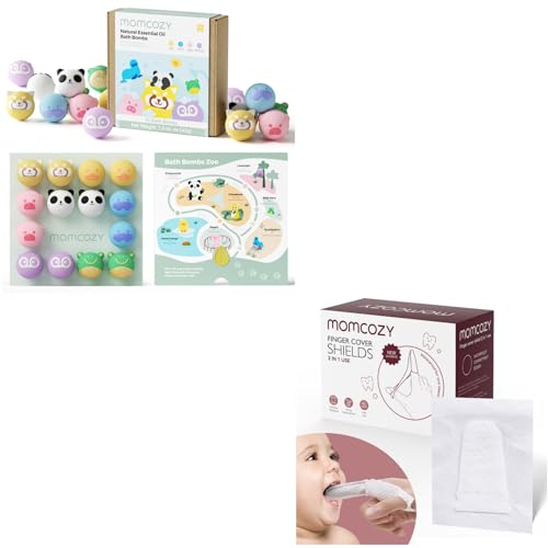 Momcozy Baby Finger Toothbrush & Bath Bombs