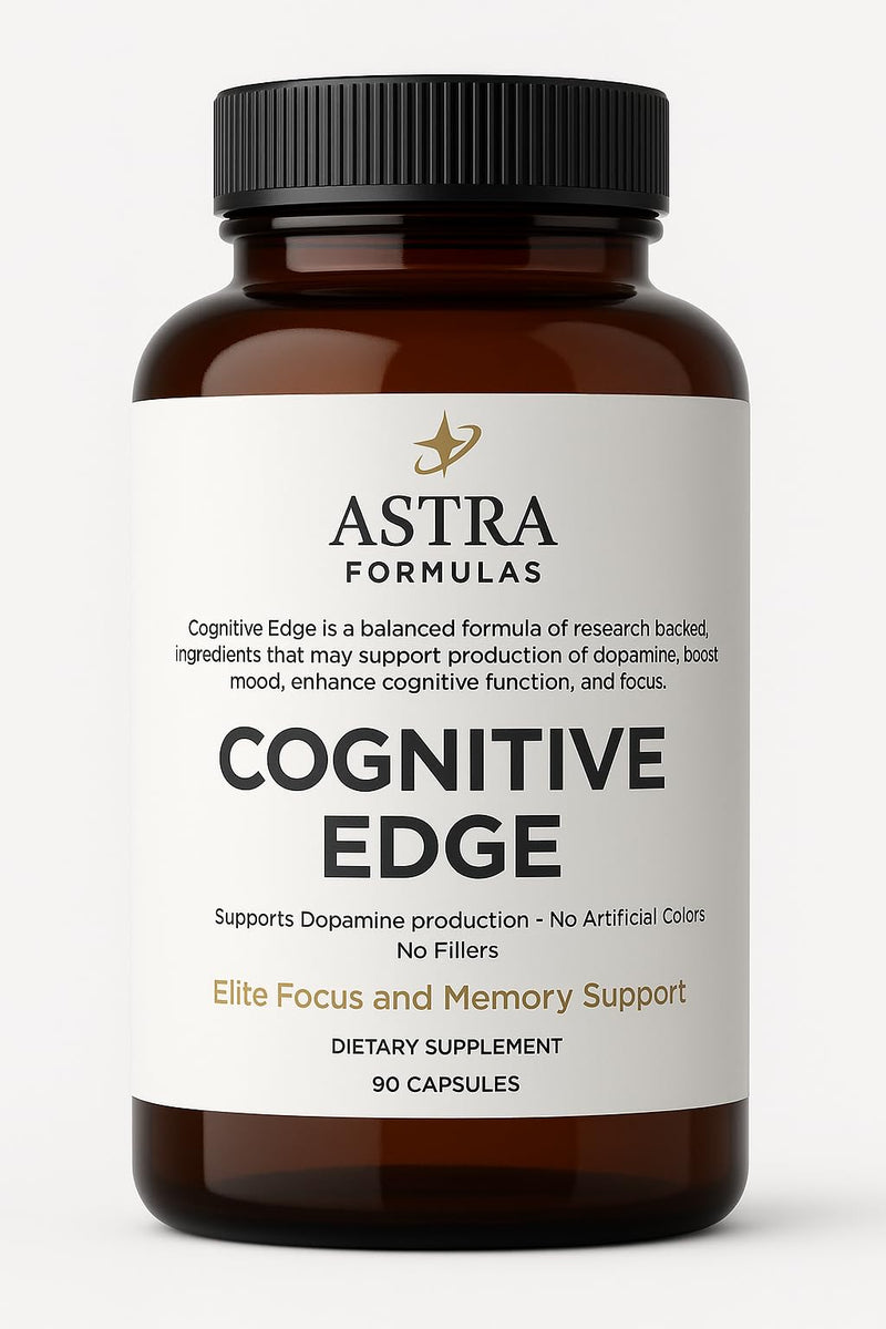 Cognitive Edge Supplement to Support Motivation, Memory, and fous. Enhance Dopamine & Improve cognition.