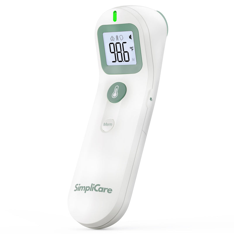 FC-IR206 | FDA 510(k) Cleared Medical Grade Infrared Thermometer | 2-in-1 Non-Contact Forehead & Object Thermometer for Baby, Infant, Toddler, Kids & Adults