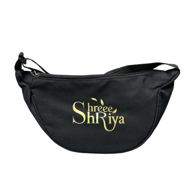 Shree Shriya Fanny pack, Adjustable straps and very useful for Hiking/Traveling/Walking (Black) Black
