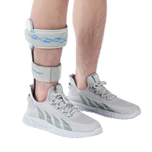 AFO Drop Foot Brace - Drop Foot Stabilizer Brace Foot Drop Brace with Stroke, MS, Hemiplegia, Drop Foot Support Shoes for Assist Walking Easier & Better (L-Left) L-Left