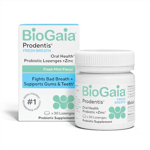 BioGaia Prodentis Fresh Breath Oral Probiotics for Bad Breath & Halitosis