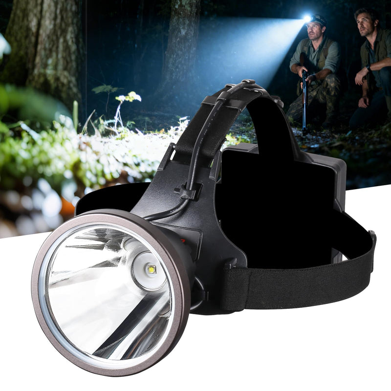 20W Super Bright Headlamp 13500 mAh Rechargeable LED Headlight, SST40,3 Lighting Modes 14-42 Hours Battery Life for Work, Outdoor, Camping, Fishing(Large)