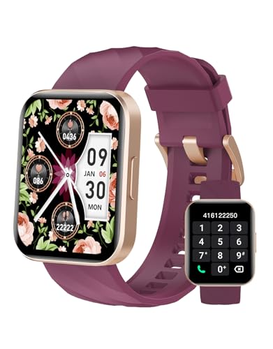 Smart Watch for Women, Answer/Make Calls, for iPhone/Android Phone Purple Dark Purple