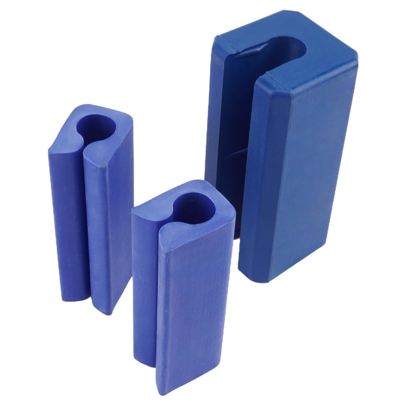 Boat Marine Outboard Transom Saver with Motor Steering Stops for Yamaha Mercury Johnson Evinrude Engines Trailering or Transport Rubber Blue Blue combination Square Outboard Transom Support
