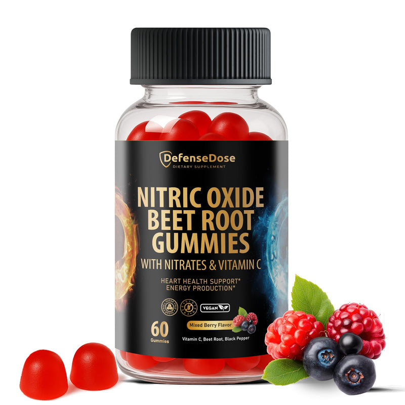 Beet Root Gummies - Advanced Nitric Oxide Blood Pressure & Heart Soft Chews Support Supplement - Men Women Natural Chewable Beets for Cardiovascular Health & Energy - Sugar-Free Vegan | Advanced Nitric Oxide, Heart Support Supplement, Natural Chewable ...