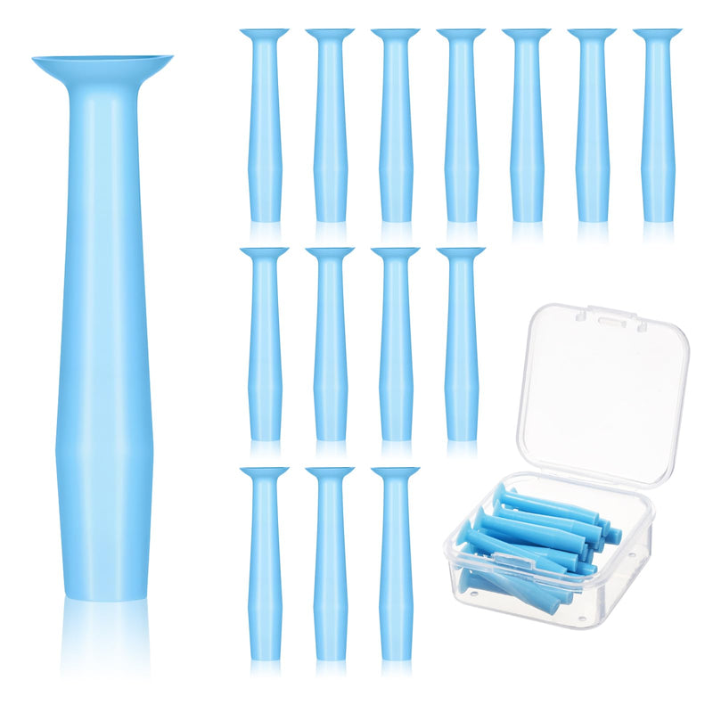 15pcs Contact Lens Remover Tool with Storage Box, Soft Rubber Eye Contact Lens Plunger Suction Cup Lenses Inserter Tools Ideal for Travel and Daily Use - BeesActive Australia