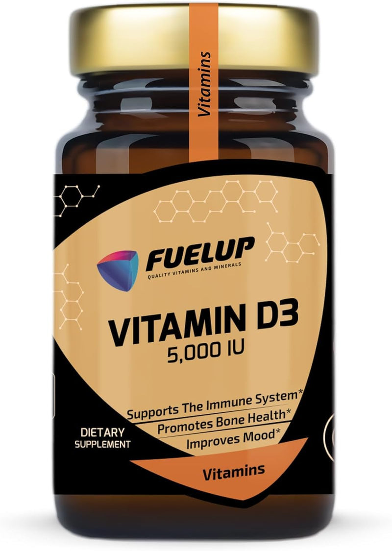 Vitamin D3 5000 IU - 240 Softgels, 8 Month Supply, Non-GMO | Supports immune, muscle & bone health. Gluten-free, allergen-free, easy-to-swallow softgels. 240 Count (Pack of 1)