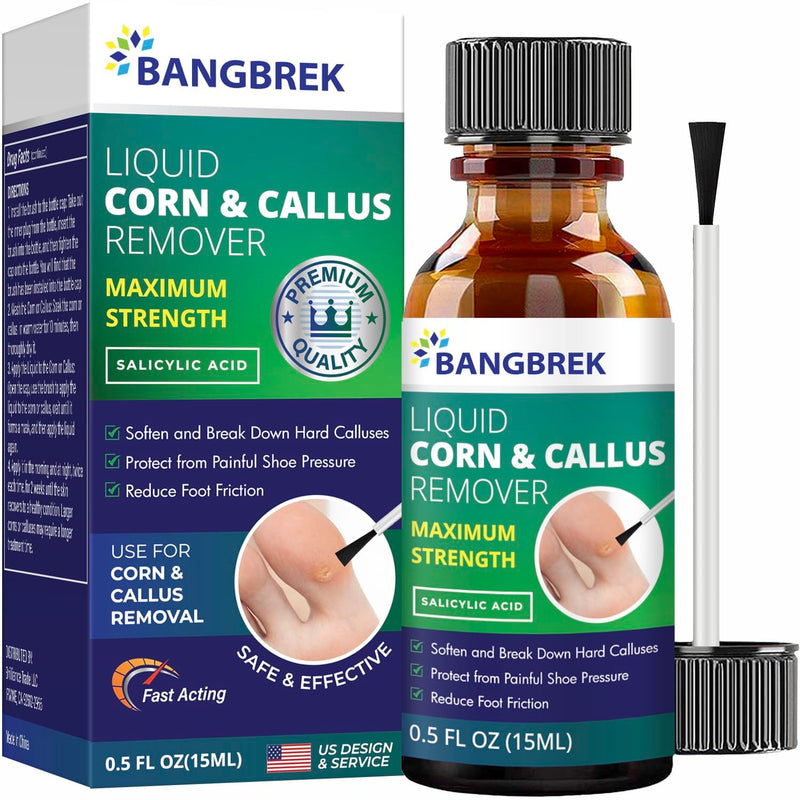 Corn Removers for Toes: Liquid Salicylic Acid Corn Removal for Feet - Corn Callus Remover for Feet Extra Strength (1ml) - BeesActive Australia