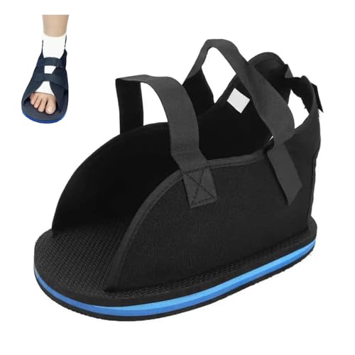 Cast Shoe Foot Fracture Support with Adjustable Strap, Post Op Shoe Women Men Broken Toe, Left or Right Feet Orthopedic Operations Surgery Shoe for Foot Sprains Ankle Fractures Toes Rehabilitation X-Large