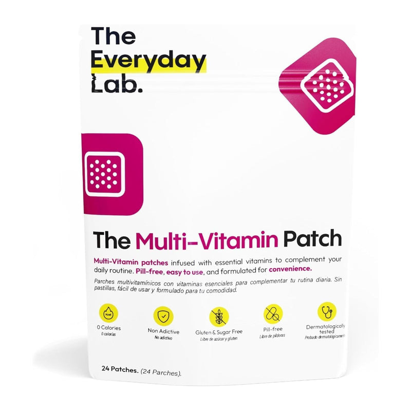 Multi-Vitamin Patch (24 Count) | Daily Vitamin Patch for Energy, Immune Support & Wellness | Easy-to-Use Topical Patch, No Pills 1 Count (Pack of 24)