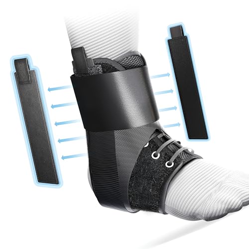 SportLock EZ8 Ankle Brace, Removable Stabilizers, Small