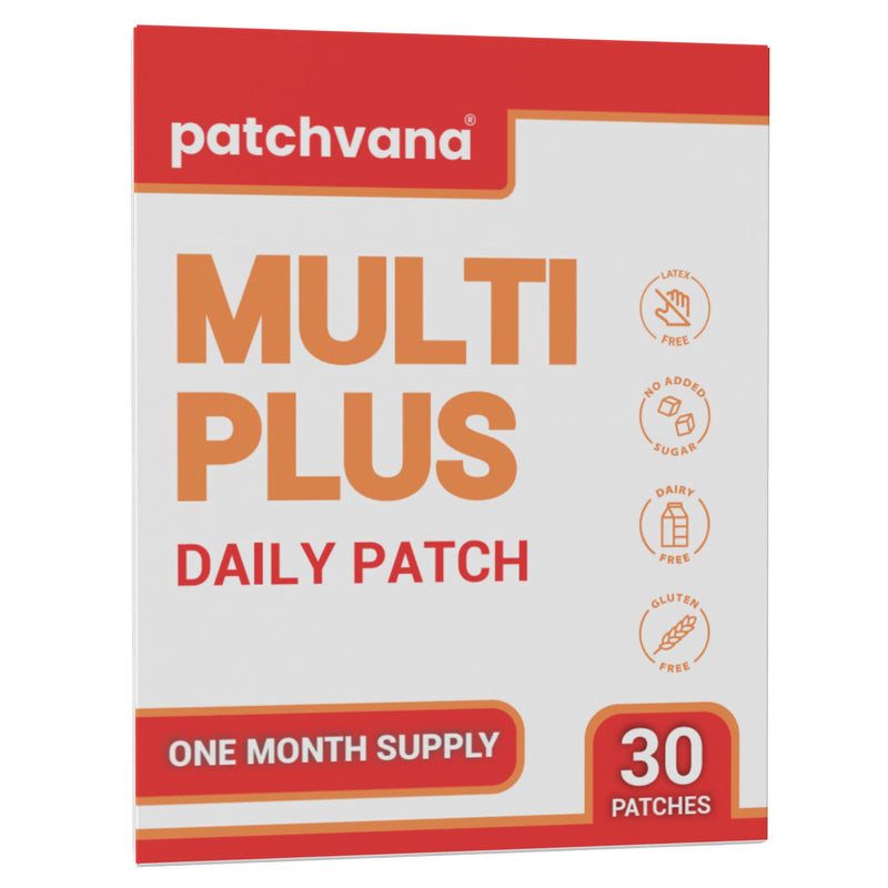 Multi Plus Patch for Women & Men, 1 Month Supply, 30 Patches
