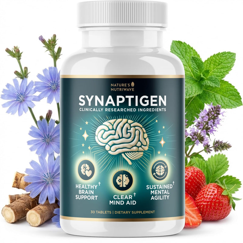 Synaptigen – Inulin & Probiotics 3.5B CFU Tabs – 30 Ct, 1 Month Supply | Inulin powder & probiotics 3.5 billion CFU | Non-GMO, Made in USA | Easy-to-swallow daily tablet 30 Count (Pack of 1)
