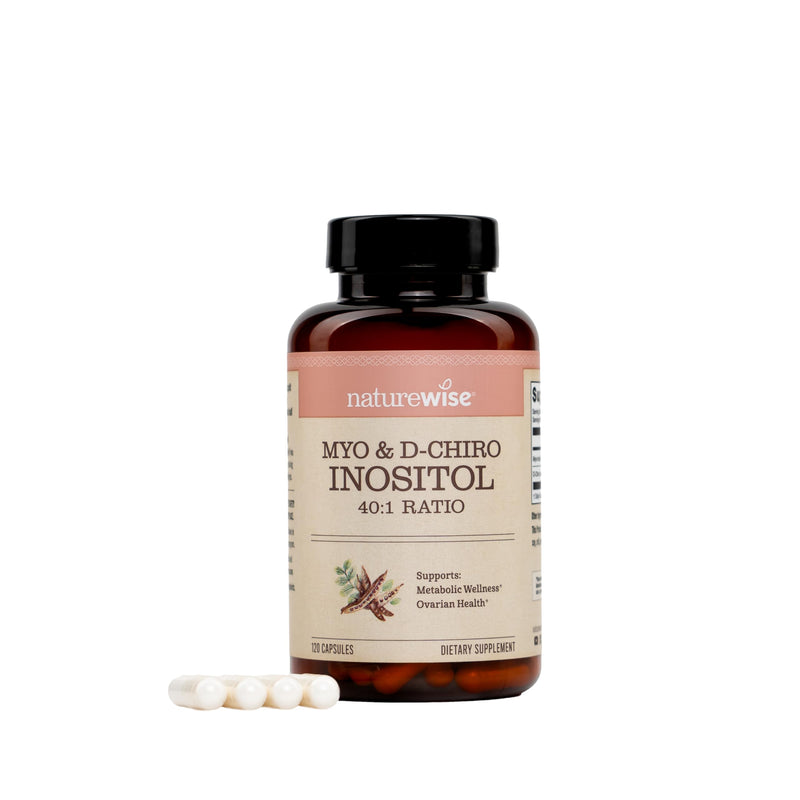 NatureWise Myo-Inositol & D-Chiro Inositol Supplement for Women - Fertility Supplements for Women - Ideal 40:1 Ratio - Myo Inositol 2000mg - Non-GMO, Vegan, USA Manufactured - [30-Day Supply] - BeesActive Australia
