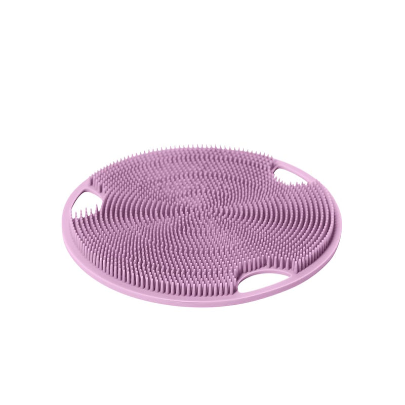 Boie USA Flat Body Scrubber - Hygienic, Exfoliating Loofah Alternative - Feels Like Silicone Scrubber Gentle on Sensitive Skin, Hypoallergenic, BPA- & Latex-Free, Made in The USA (Thistle) Thistle - BeesActive Australia