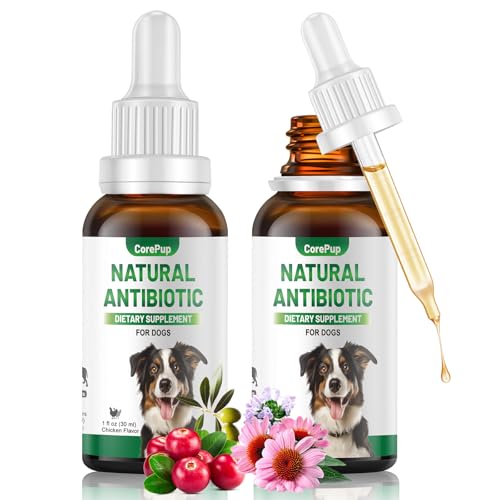 Antibiotics for Dogs,Natural Antibiotics for Dogs,Pet Antibiotic,Supplement for Urinary Tract Support, Digestion & Skin Health,Dog Allergy and Itch,Natural Herbal Supplement