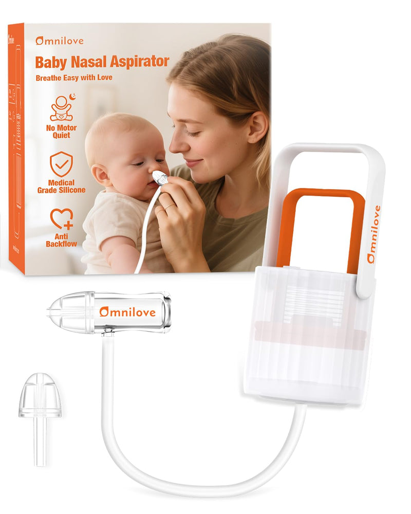 Baby Nasal Aspirator Manual Nose Sucker for Newborn & Infant, Manual Pump Silicone Snot Cleaner, Baby Registry Must Haves Newborn Essentials - BeesActive Australia