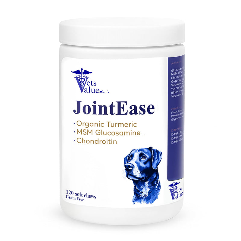 Joint Support for Dog with Glucosamine, Chondroitin & MSM - Daily Supplement That Helps Support Healthy Joints and Mobility - 120 Count