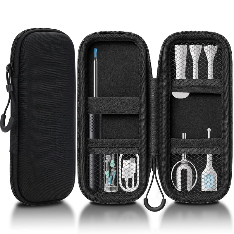 Ear Wax Removal kit Storage Case, Compatible with LEIPUT, BEBIRD, Yorsfun, DEETOK, Jegoat, etc Ear Cleaner with Camera. Portable Waterproof Organizer Case for Ear Wax Removal Tools (Only case) Black - BeesActive Australia