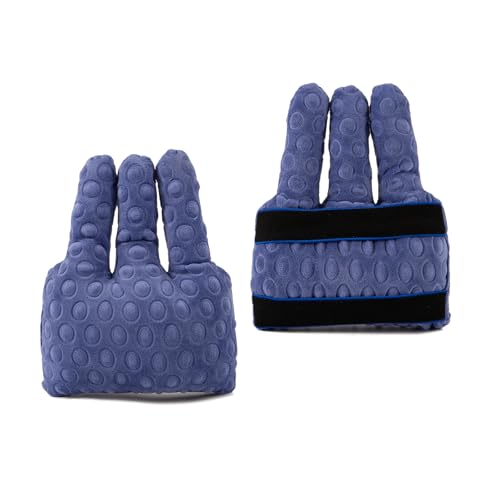 2 Pack Hand Contracture Cushions Palm Grip for Elderly Suitable for elderly stroke patients with hemiplegia arthritis.and skin damage hand palm grip pads, and hand splints (Purple)