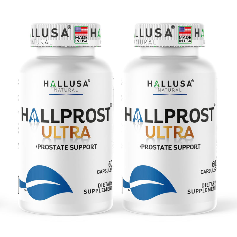 2-Pack Hallprost Ultra Prostate Health Supplement 120 Count | Saw Palmetto Blend 810mg for Urinary Tract & Bladder Support with Lycopene, Pygeum, Pumpkin Seed, Zinc & Vitamin E