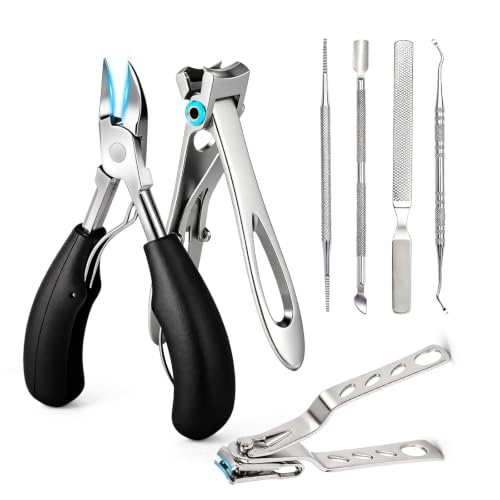 Toenail Clippers for Seniors, 7-Pc Kit
