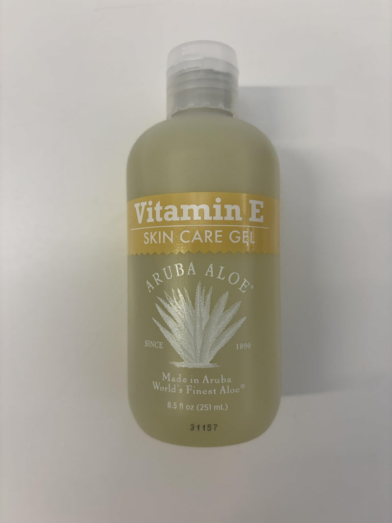 Aruba Aloe Vitamin E Skin Care Gel, Oil-Free Moisturizing Gel for Face & Body, 8.5 oz