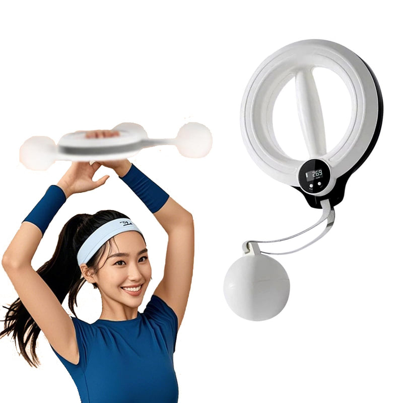 Arm Workout for Men and Women, 360° Hand-Crank Forearm Trainer, Suitable for Shoulder, Chest, and Arm Training Equipment, Home or Gym Use With Digital Counter - BeesActive Australia