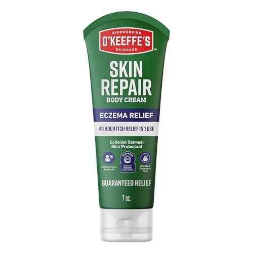 O’Keeffe’s Skin Repair Eczema Relief Body Cream, 7oz Tube (Pack of 1) 7 Ounce (Pack of 1)