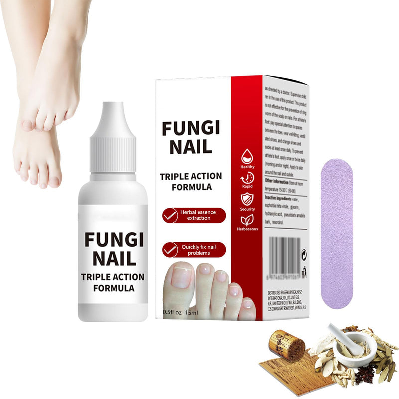 Toenail Fungus Treatment, Herbal Extracts, Nighttime Long-Lasting Nail Treatment, Suitable for Discoloration, Shaped Nails, Thick Nails, Safe and Gentle, Cuticle Care, 15ml/0.5oz (one) 0.5 Fl Oz (Pack of 1)