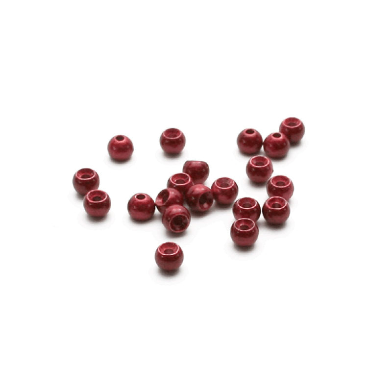 Shiny Tungsten Lucent Beads by MFC Blood Red 3/32