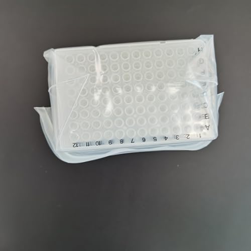 96-Well PCR Microplates, 0.1 mL, Full-Skirted, Pack of 10, Laboratory Grade — for High-Throughput PCR & qPCR Systems (Not for Diagnostic or Therapeutic Use) 0.1ml, Full-Skirted, pack of 10