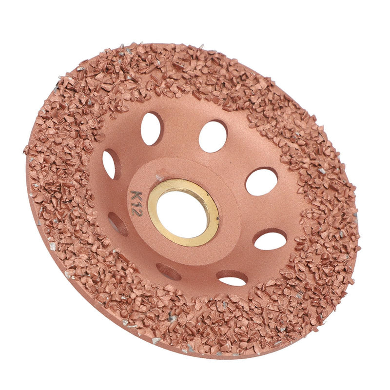 Hoof Trimming Disc, 3.94in HL Q7DMP Ti Plated Hoof Grinding Disc, Hoof Trimming Grinding Wheel, Hooves Repair Tool for Cattle Horses