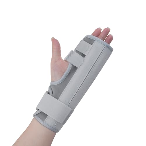 Multi Finger Support Hand Brace, Adjustable Splint for Index Middle Ring Pinky, Universal Stabilizer for Multiple Fingers, Reversible Left or Right Hand