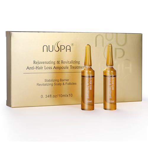 Nuspa Rejuvenating Revitalizing Anti Hair Loss Ampoules Treatment,Stabilizing Barrier Scalp, Follicles Hair Growth Serum For Men Women
