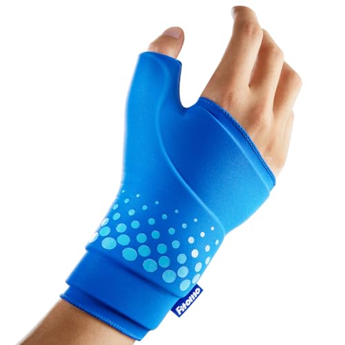 Wrist Brace (1 Pack) & Ice Wrap Bundle