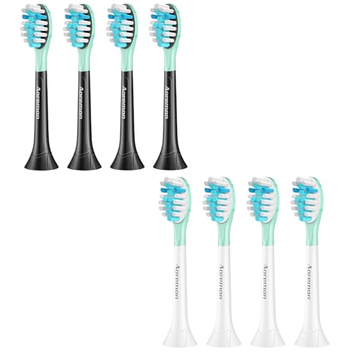 Aoremon Toothbrush Replacement Heads for Sonciare C3 - Brush Heads for Philips Sonicare 2 Series 3 Series ProtectiveClean 4100 5100 6100 DiamondClean FlexCare HealthyWhite G3 W3 C2 G2 C1