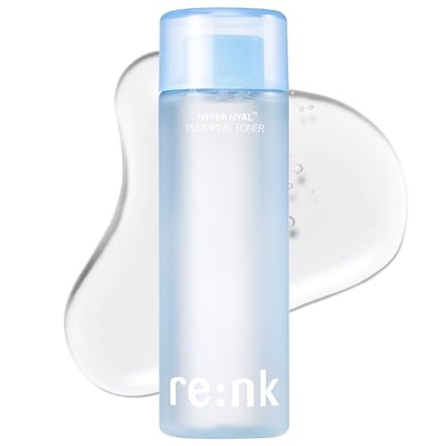 re:nk Hyper Hyal Plumping Toner for Glass Skin and Skin Flooding - Daily Facial Toning Water with Hyaluronic Acid and Panthenol – for Makeup Prep and Texture Refinement - Korean Skincare (6.76 fl oz)