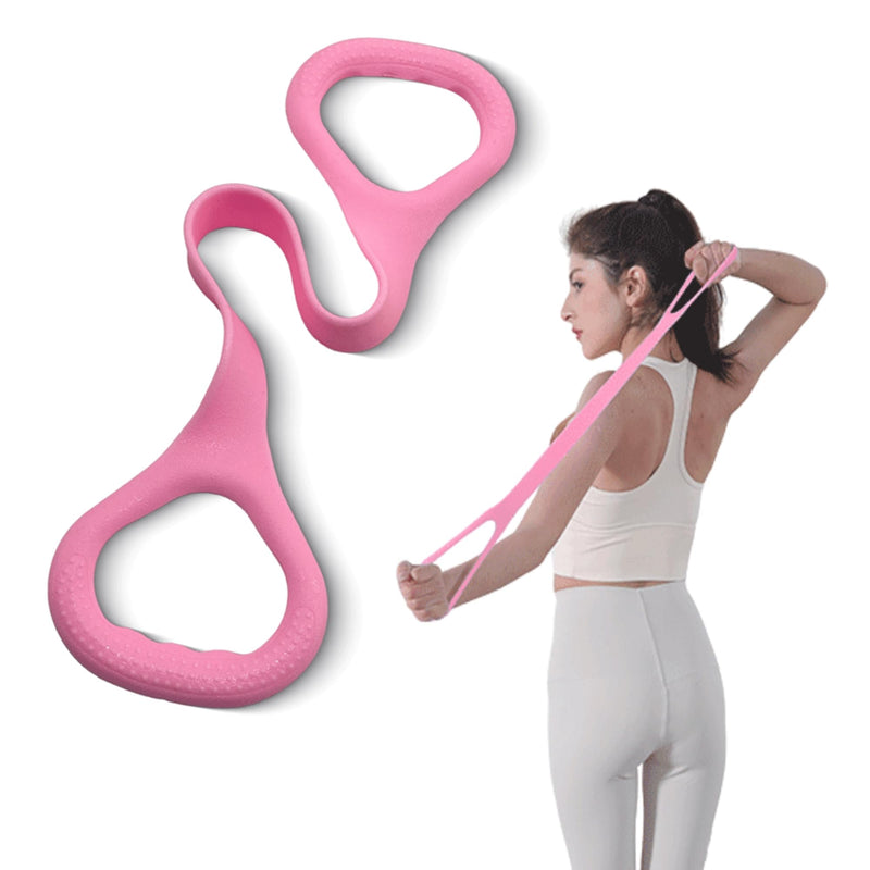 Figure 8 Fitness Resistance Band, Arm,Back Training Elastic Ropes, Workout Chest Arm and Shoulder Stretch Bands, Exercise Bands for Yoga, Pilates,Physical Therapy,Stretching 3 - BeesActive Australia