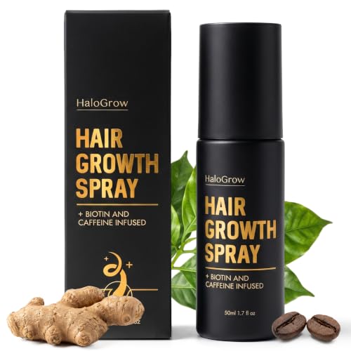 Hair Growth Serum Spray for Women & Men Hair Loss – Biotin & Caffeine, Anti-Thinning Hair Regrowth Oil, Advanced Thickening Formula – 1.7 fl. oz./ 50 ml 1.7 Count (Pack of 1)