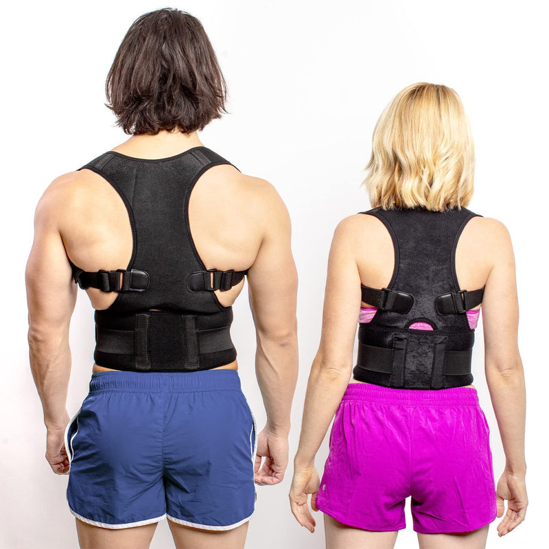 Posture Corrector for Men & Women – Adjustable Posture Brace with Back Support, Shoulder Straightener for Pain Relief & Body Alignment, Medium - BeesActive Australia