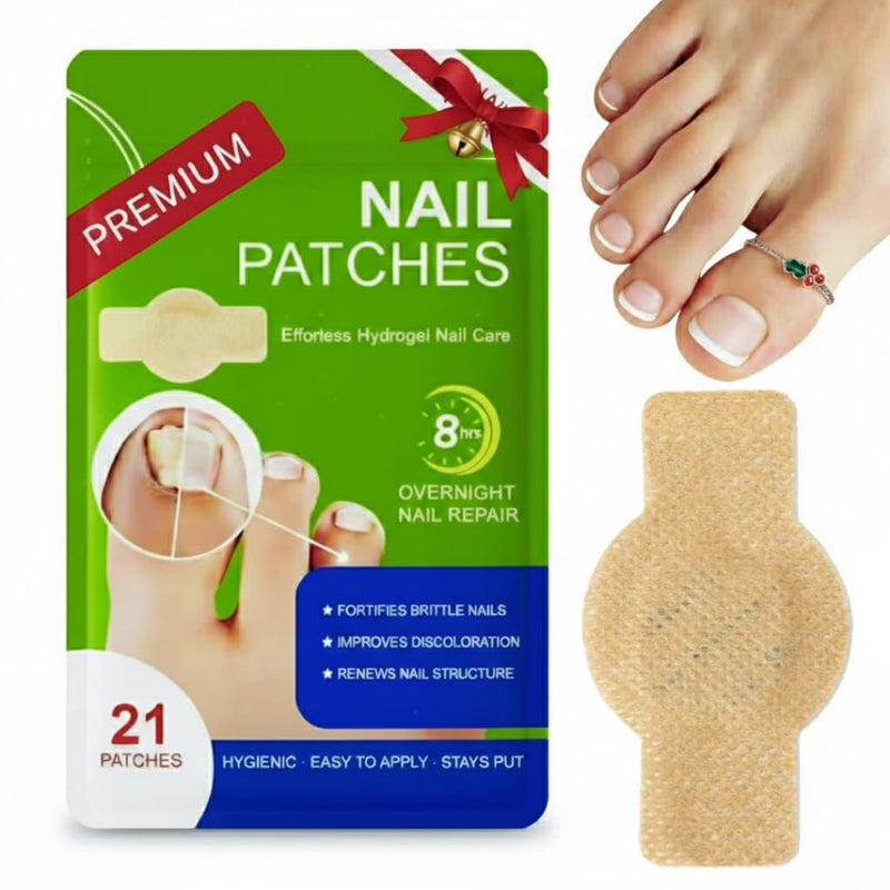 Premium Fungal Nail File Patches Toe Foot Repair Care Extra Fungus Strength 21 Pcs Nighttime Damaged Treatment Toenail ingrown Nails Strengthen 8 Hour Safe Sensitive gift for Women Men .(21 Count) 21 Count - BeesActive Australia