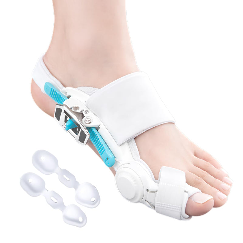 Bunion Corrector for Women, Big Toe Focused – Adjustable Knob Pair, Precision Big Toe Straightener & Separator, Soft Silicone Pads & Shoe Inserts for Females SINGLE