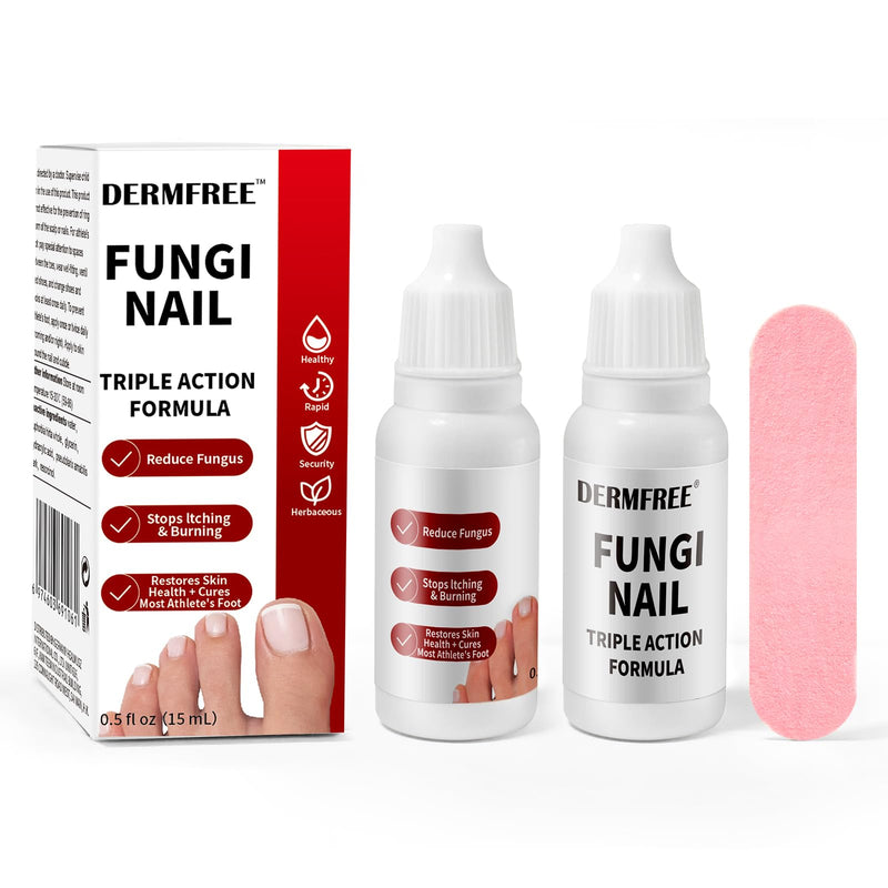 Toenail Treatment,Gentle Formula, Effectively Improves Nails for a More Beautiful Appearance 0.5 Fl Oz (Pack of 2) - BeesActive Australia