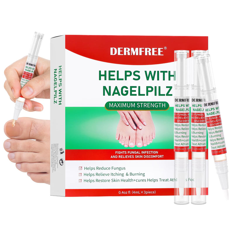 Toe Nail Fungus Renewal Pen, Toenail Fungus Renewal, 3 Packs Powerful Fast Acting For Thick, Discolored, Broken & Damaged Toe & Finger Nail 0.4 Fl Oz (Pack of 1)
