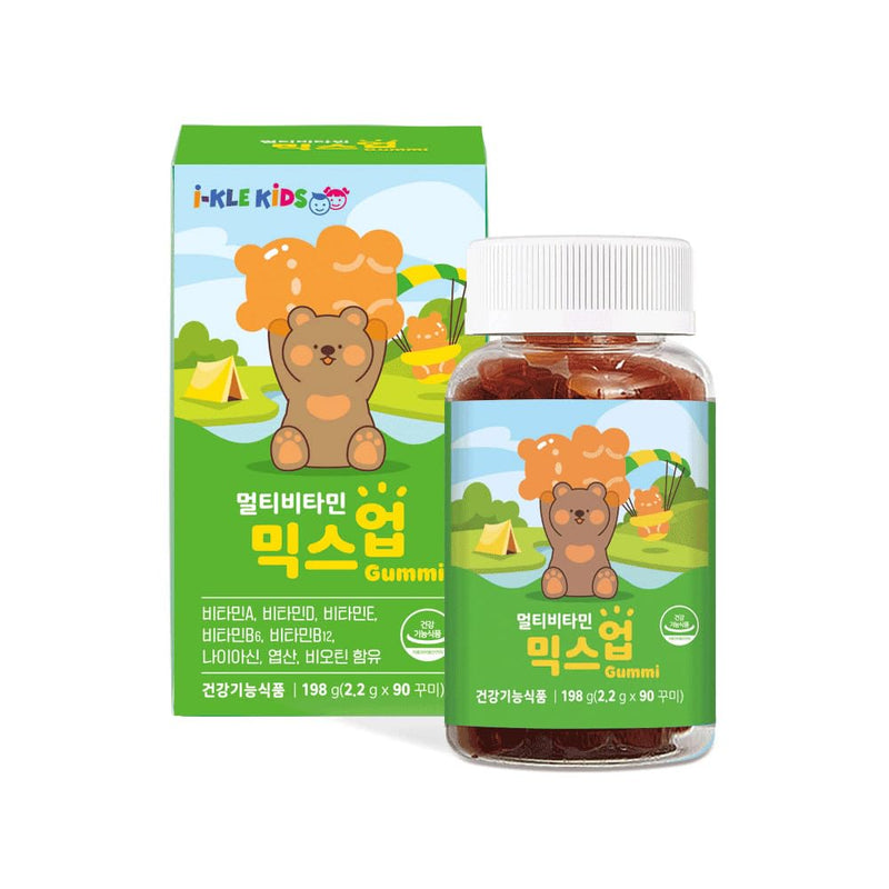 MixUp Multivitamin Gummies – Assorted Fruit Flavors, Fun Bear Shape, 90 Gummies 7.41 Ounce (Pack of 1)