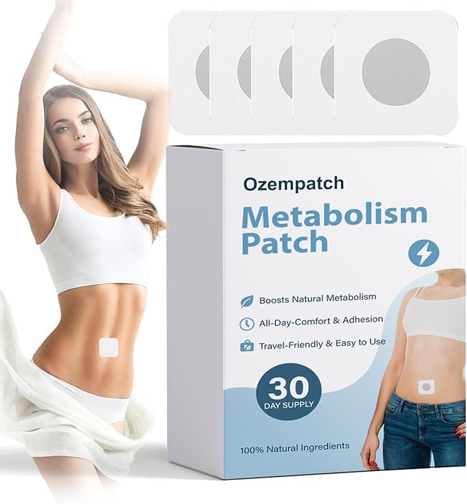 New RejuvaCare Ozem Patch,Ozempatch, Natural Ingredient Body Patch, Suitable for Both Men and Women -30 Count (1pcs) white